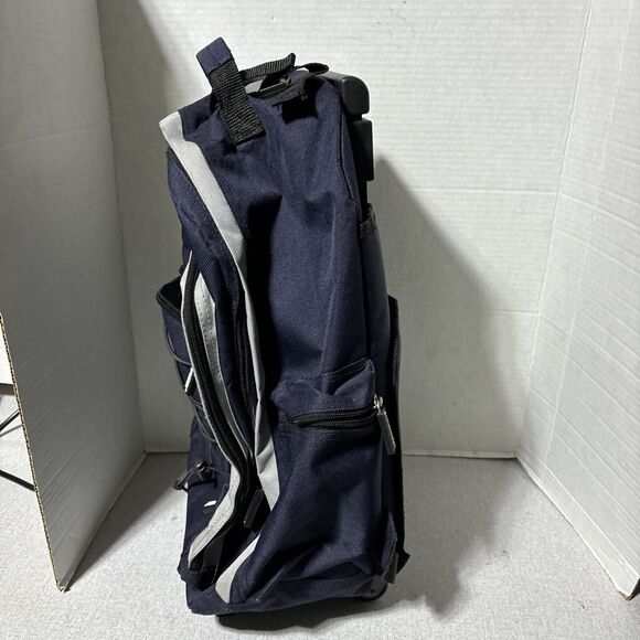 Joe Boxer Rolling Backpack 20” X 14” Or 32” With Handle Out, All Zippers Work - Picture 5 of 12